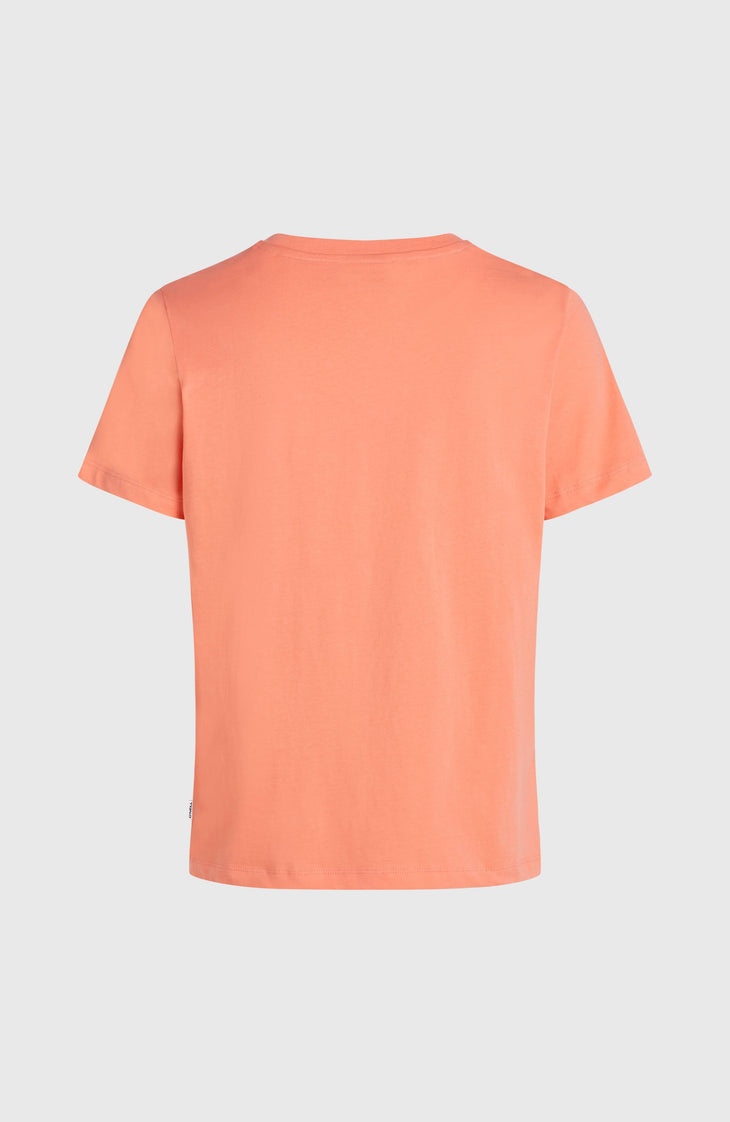 Front Print T-Shirt | Funky Peach