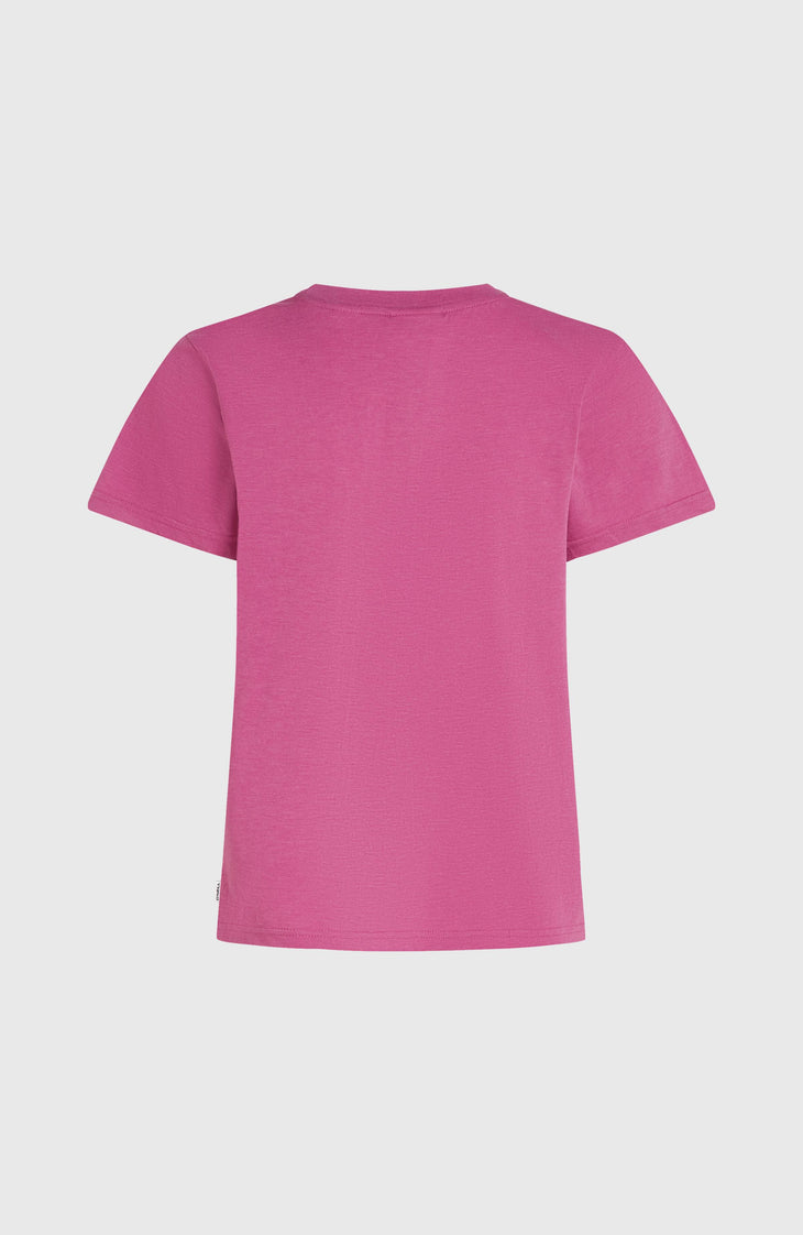 Essentials Script T-Shirt | Electric Fuschia