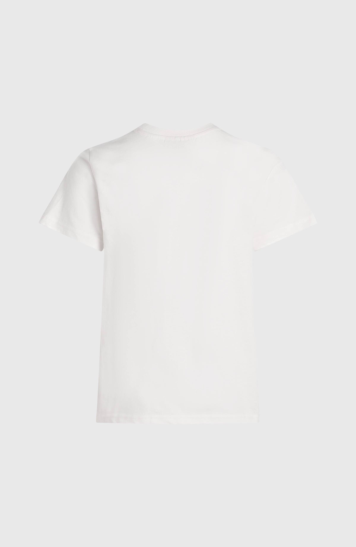 O'Riginals Badge T-Shirt für Damen, weiß, freigestellt von hinten