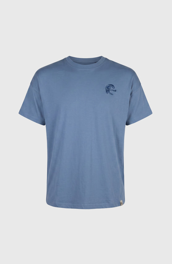 O'RIGINALS BACK PRINT T-SHIRT | Mozart Blue