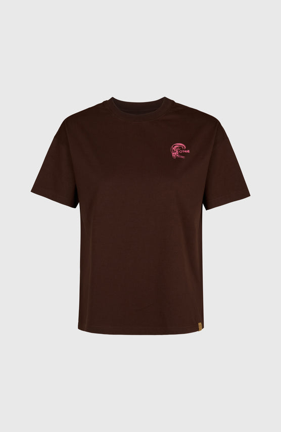 O'RIGINALS BACK PRINT T-SHIRT | Coffee Bean