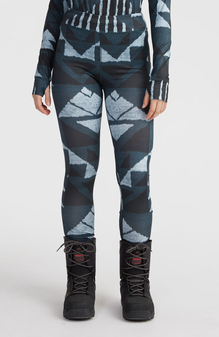 Thermounterhose | Blue Triangle Ikat