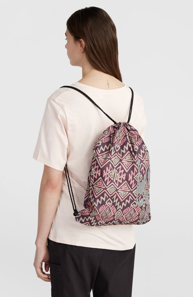 Turnbeutel | Purple Retro Ikat