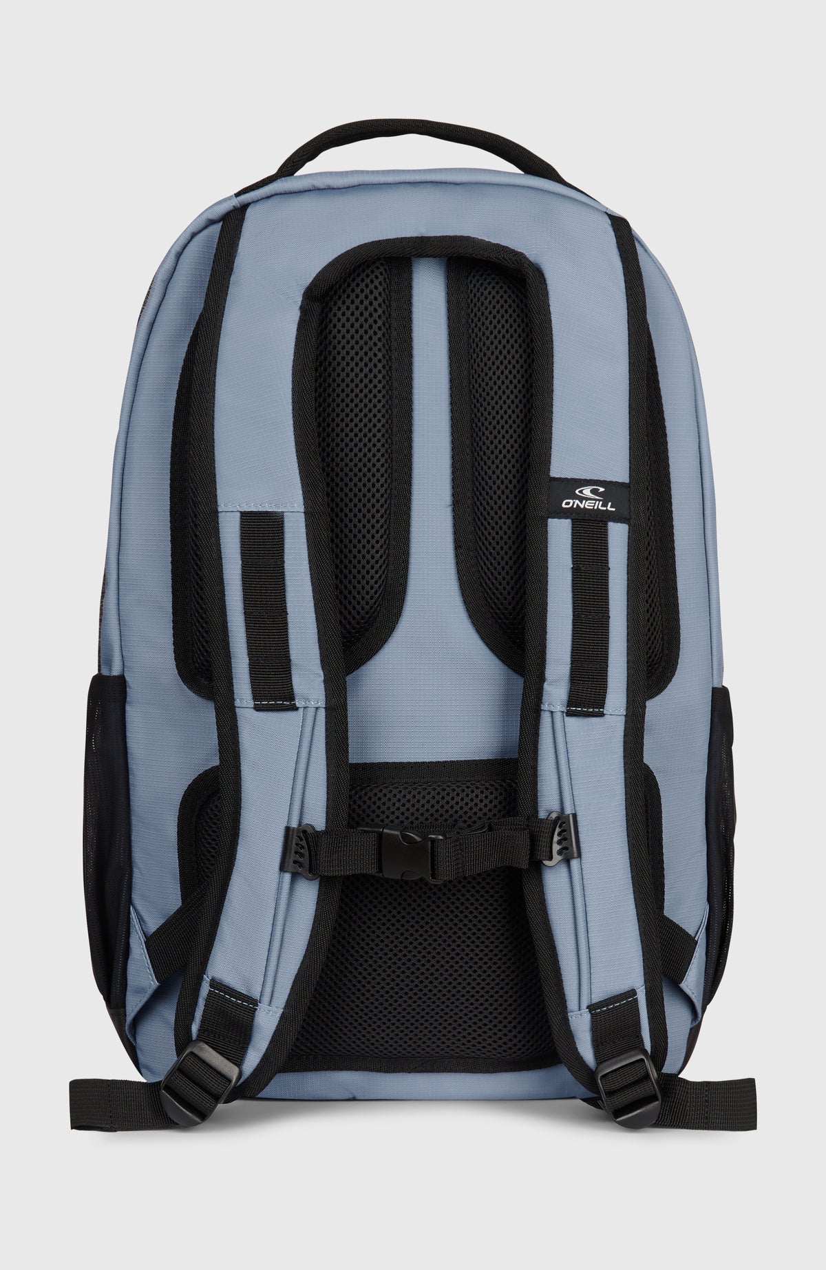 President 32L Rucksack, blau, freigestellt von hinten mit verstellbarem Brustgurt und gepolsterten Trägern