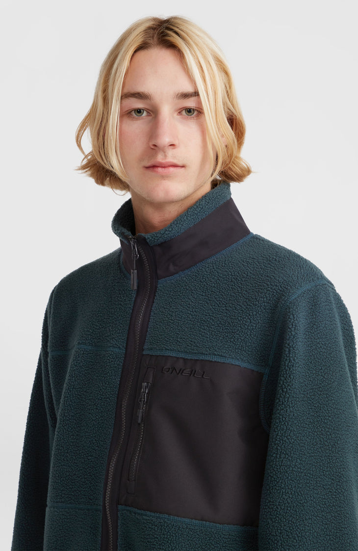 Flauschige Fleecejacke mit Reißverschluss | Alma Steel