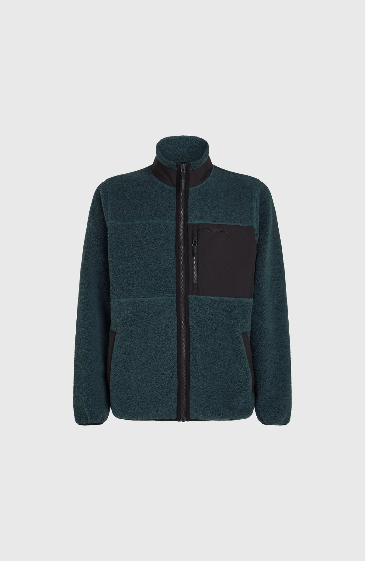 Flauschige Fleecejacke mit Reißverschluss | Alma Steel