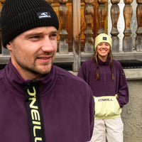 O'Riginals Polartec® 100 Fleecepullover | Aubergine Colour Block