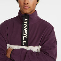 O'Riginals Polartec® 100 Fleecepullover | Aubergine Colour Block