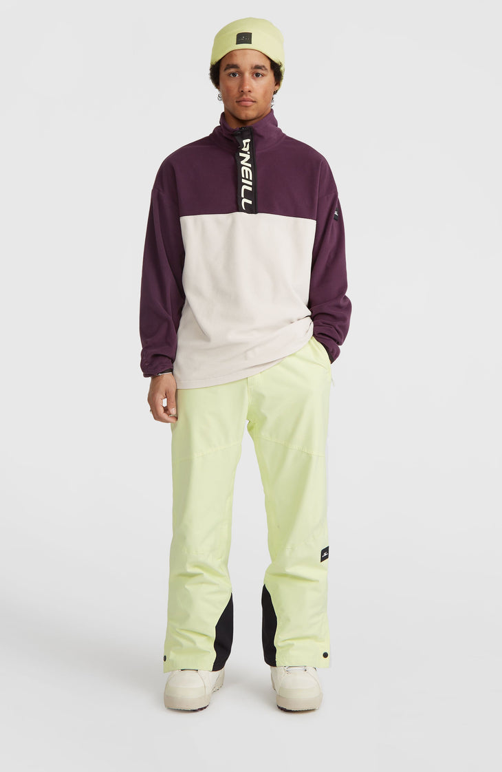 O'Riginals Polartec® 100 Fleecepullover | Aubergine Colour Block