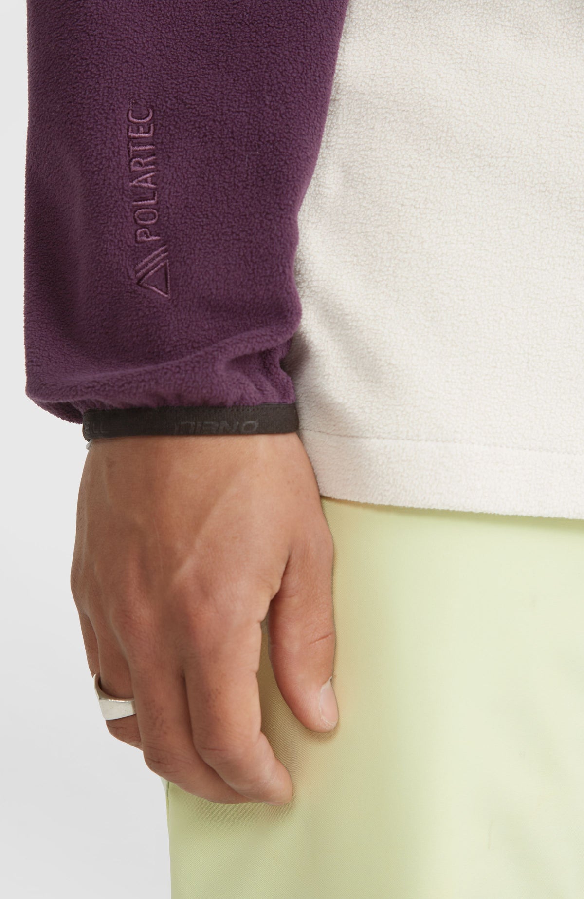 O'Riginals Polartec® 100 Fleecepullover | Aubergine Colour Block