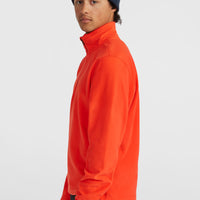 Jack's Polartec® 100 Fleecepullover mit Halbreißverschluss | Paprika Flame