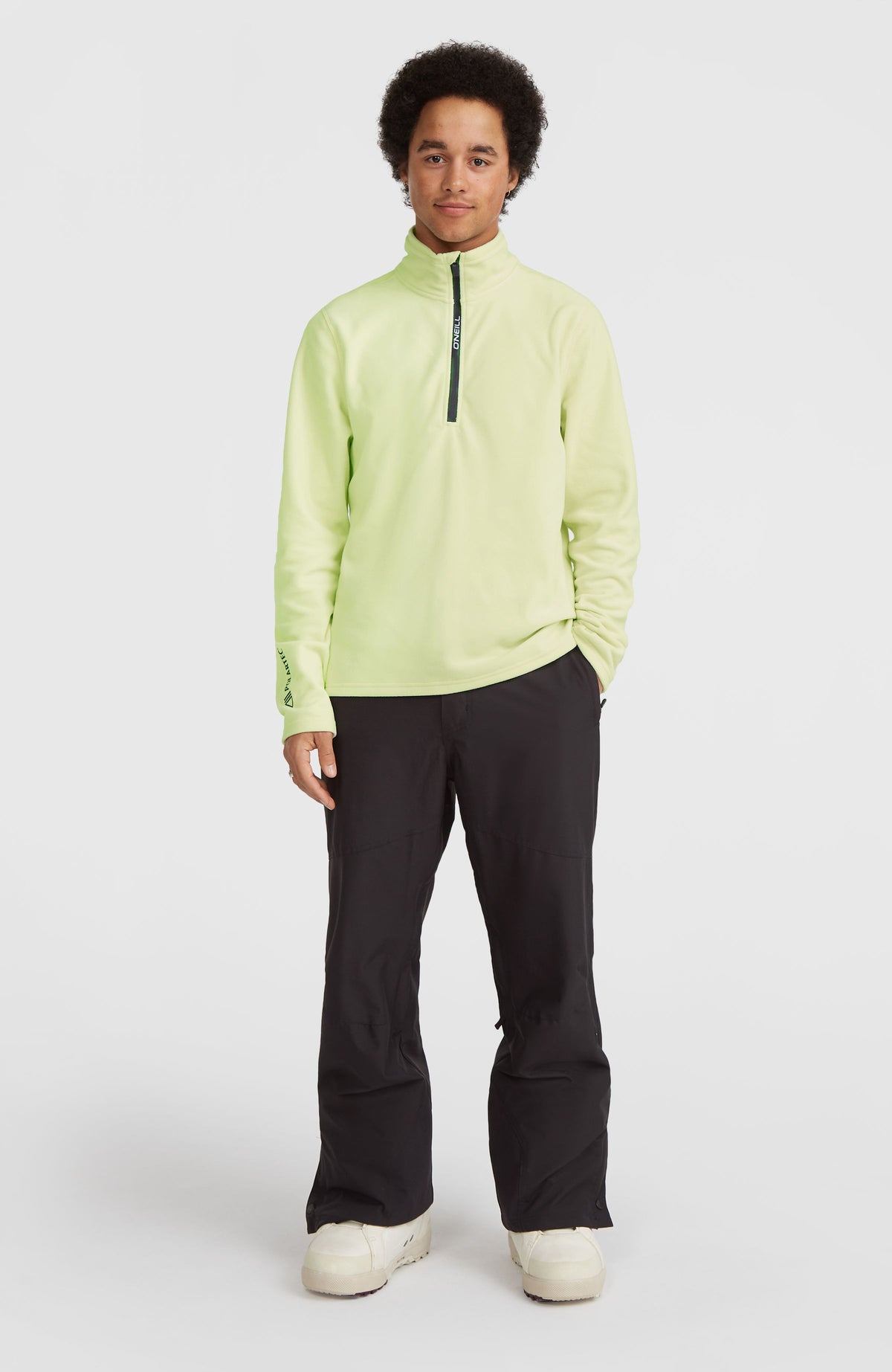 Jack's Polartec® 100 Fleecepullover mit Halbreißverschluss | Lime Wash