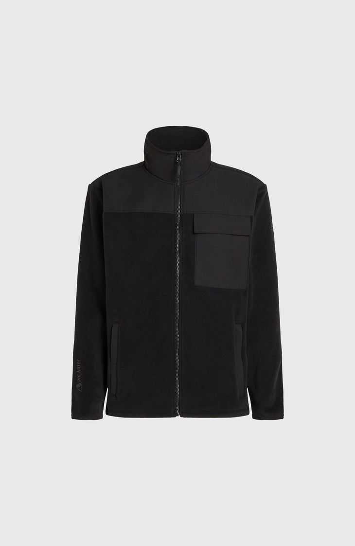 Utility Polartec® 200 Fleecejacke mit Reißverschluss | Black Out