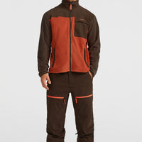 FWC'Peak Polartec® Fleecejacke | Coffee Bean Colour Block