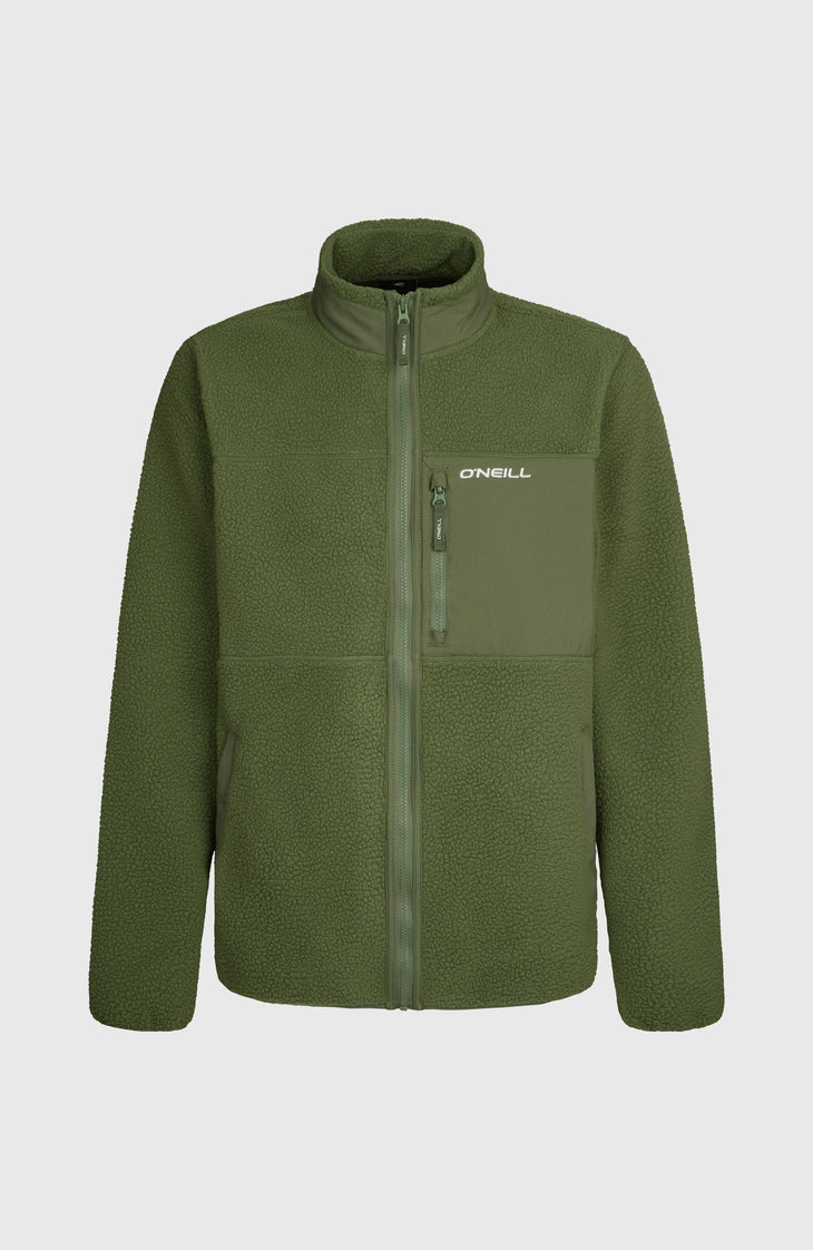 Flauschige Must-Have Fleecejacke mit Reißverschluss | Surface Algae
