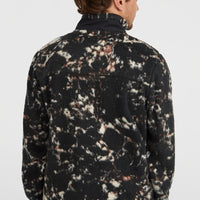 Flauschige Must-Have Fleecejacke mit Reißverschluss | Black/Beige Quarry