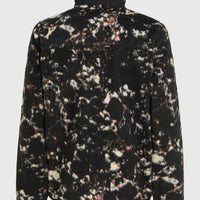 Flauschige Must-Have Fleecejacke mit Reißverschluss | Black/Beige Quarry