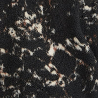 Flauschige Must-Have Fleecejacke mit Reißverschluss | Black/Beige Quarry
