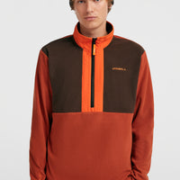 FWC'Cruz Triple Polartec® Fleecepullover | Coffee Bean Colour Block