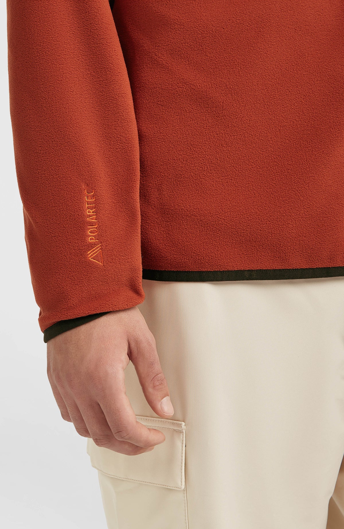 FWC'Cruz Triple Polartec® Fleecepullover | Coffee Bean Colour Block
