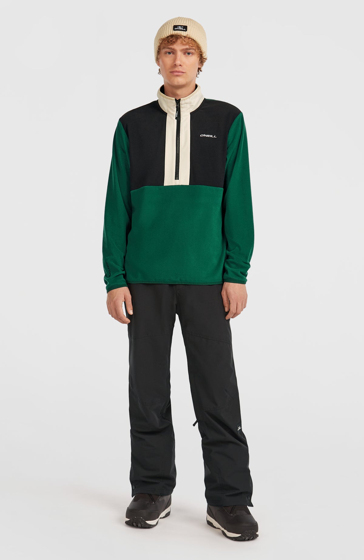 FWC'Cruz Triple Polartec® Fleecepullover | Black Out Colour Block