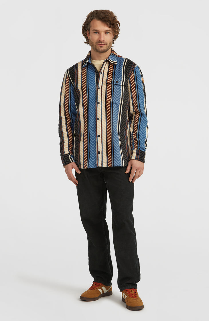O'Riginals Superfleece Hemd | Blue Vintage O'Neill Stripe