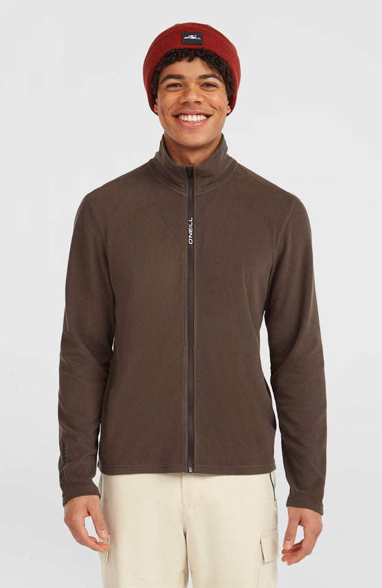 FWC'Cruz Jack's Polartec® Fleecejacke mit Reißverschluss | Coffee Bean
