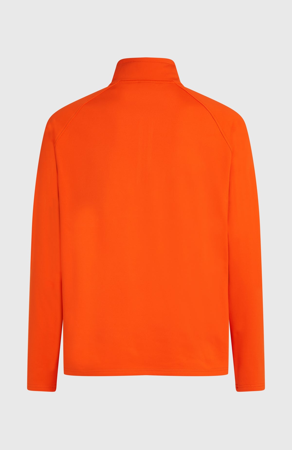 FWC'Cruz Fleecepullover für Herren, rot, freigestellt von hinten mit sichtbaren Raglanärmeln