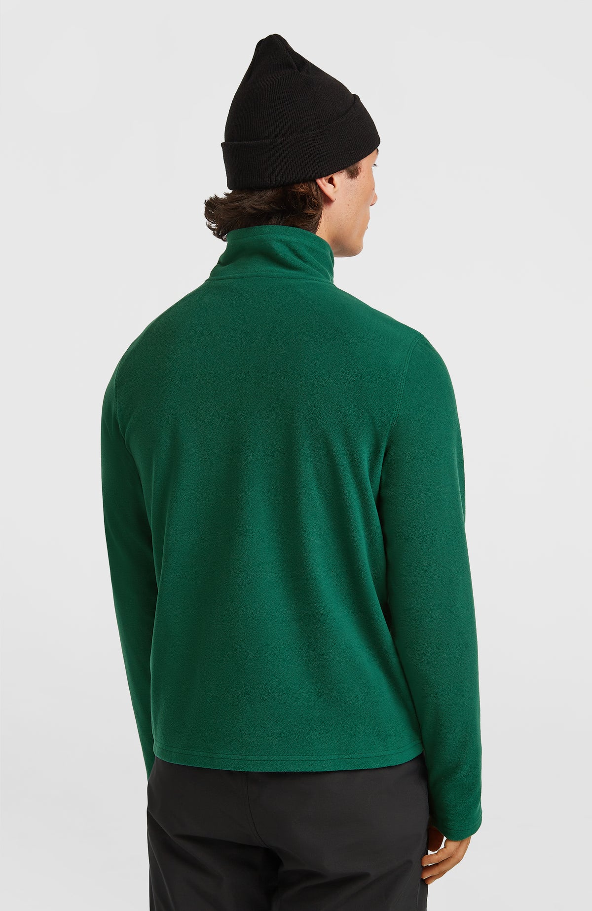 Grüner FWC'Cruz Jack's Fleecepullover für Herren, Rückansicht am Model