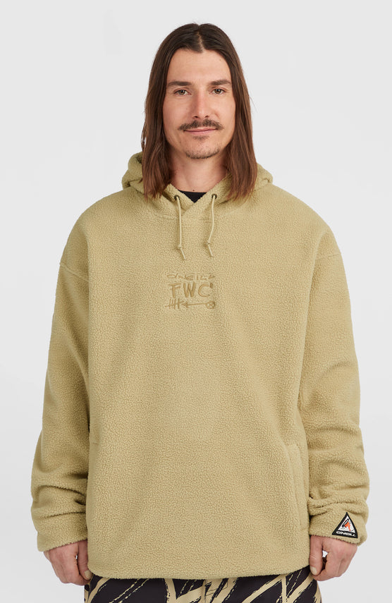 Flauschiger FWC'Play Fleece-Hoodie | Olive Blush