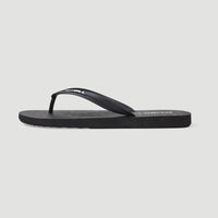 Profile Sandalen mit kleinem Logo | Black Out