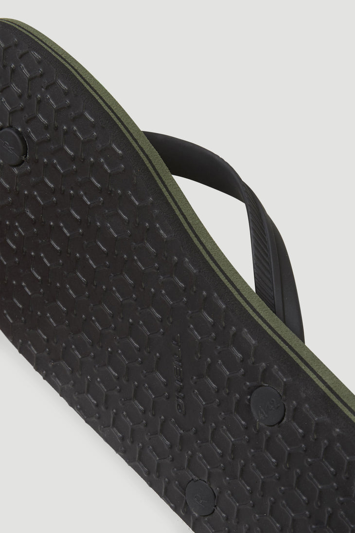 Profile Color Block Sandalen | Deep Lichen Green Colour Block