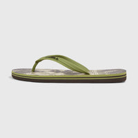 Profile Graphic Sandalen | Green Dusty Flower