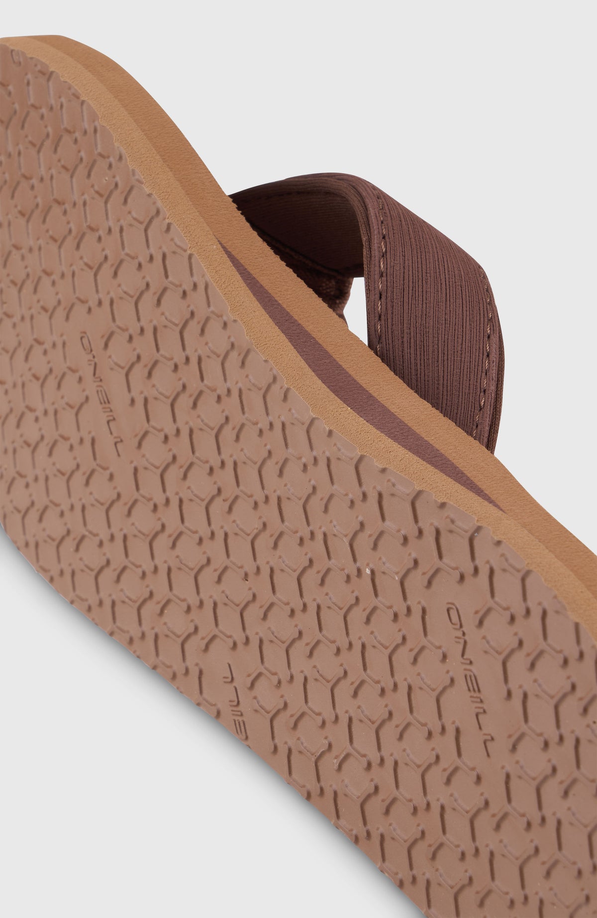 Koosh Sandalen für Herren, braun, Nahaufnahme der profilierten Laufsohle