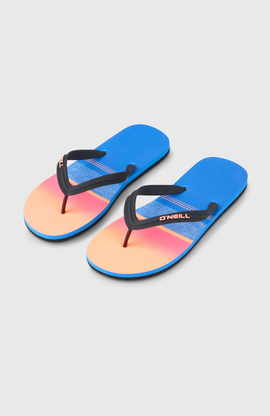 Profile Graphic Sandalen | Blue Gradient Stripe