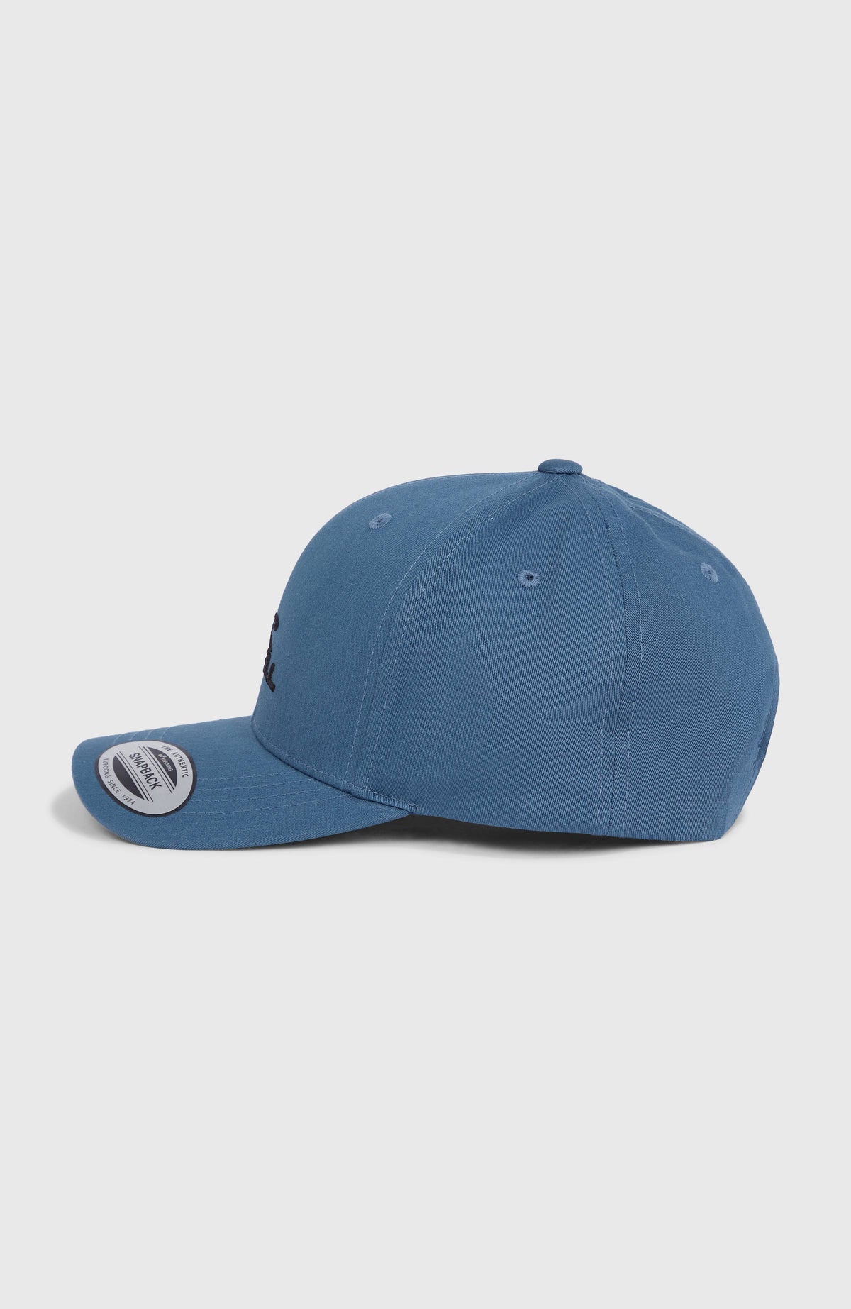 Logo Wave Cap für Herren, blau, freigestellt in der Seitenansicht