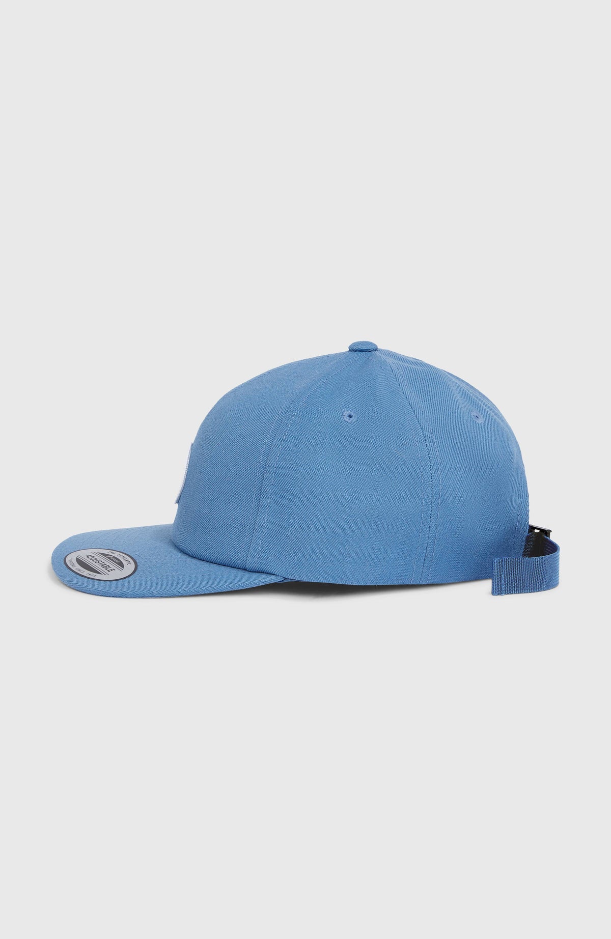 O'Riginals Cap für Herren, blau, freigestellt in Seitenansicht mit verstellbarem Verschlussriemen