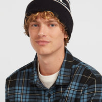 Powder Beanie | Black Out Colour Block
