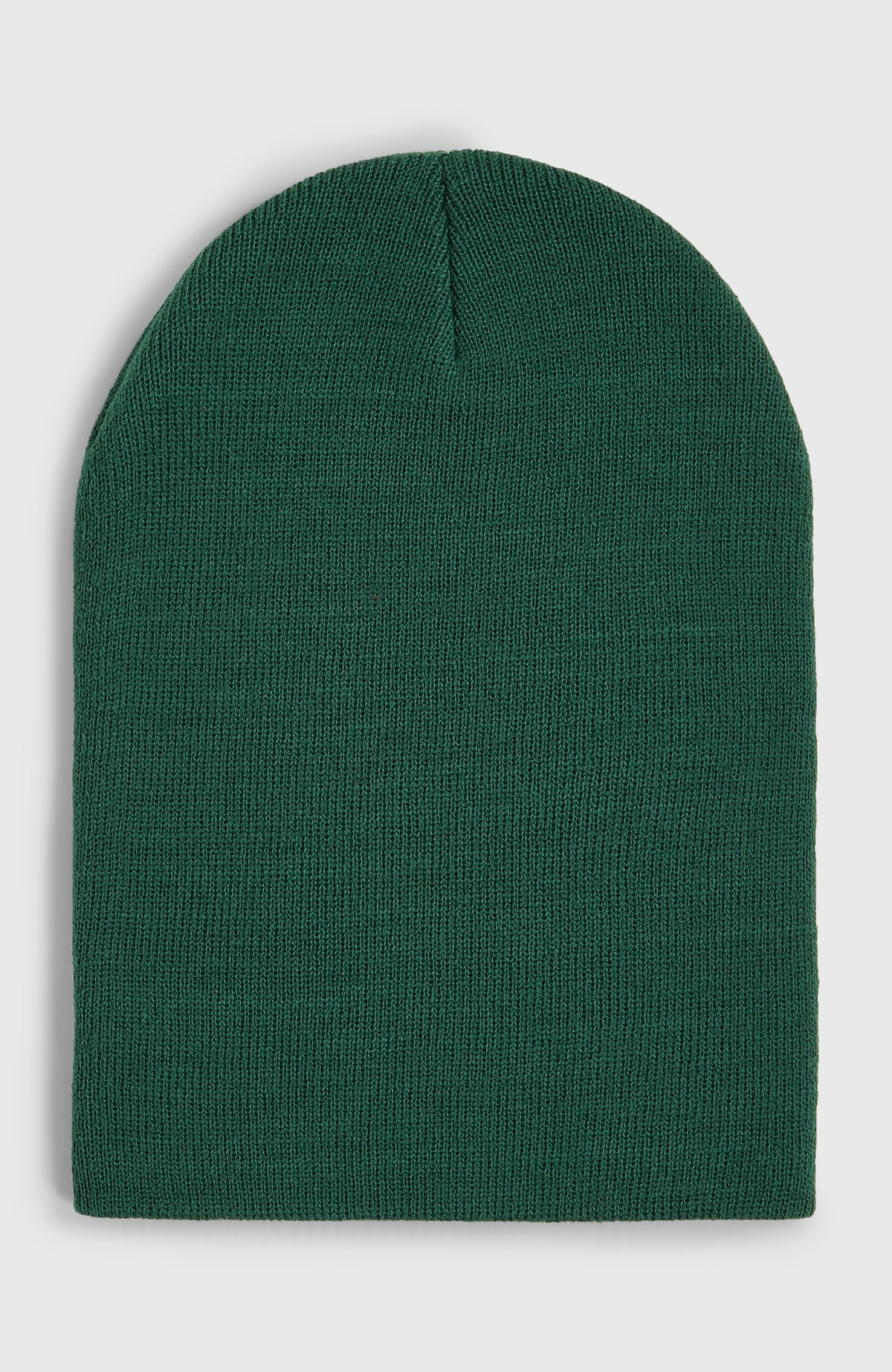 Dolomite Beanie für Herren, grün, flach liegend von hinten, ohne Umschlag