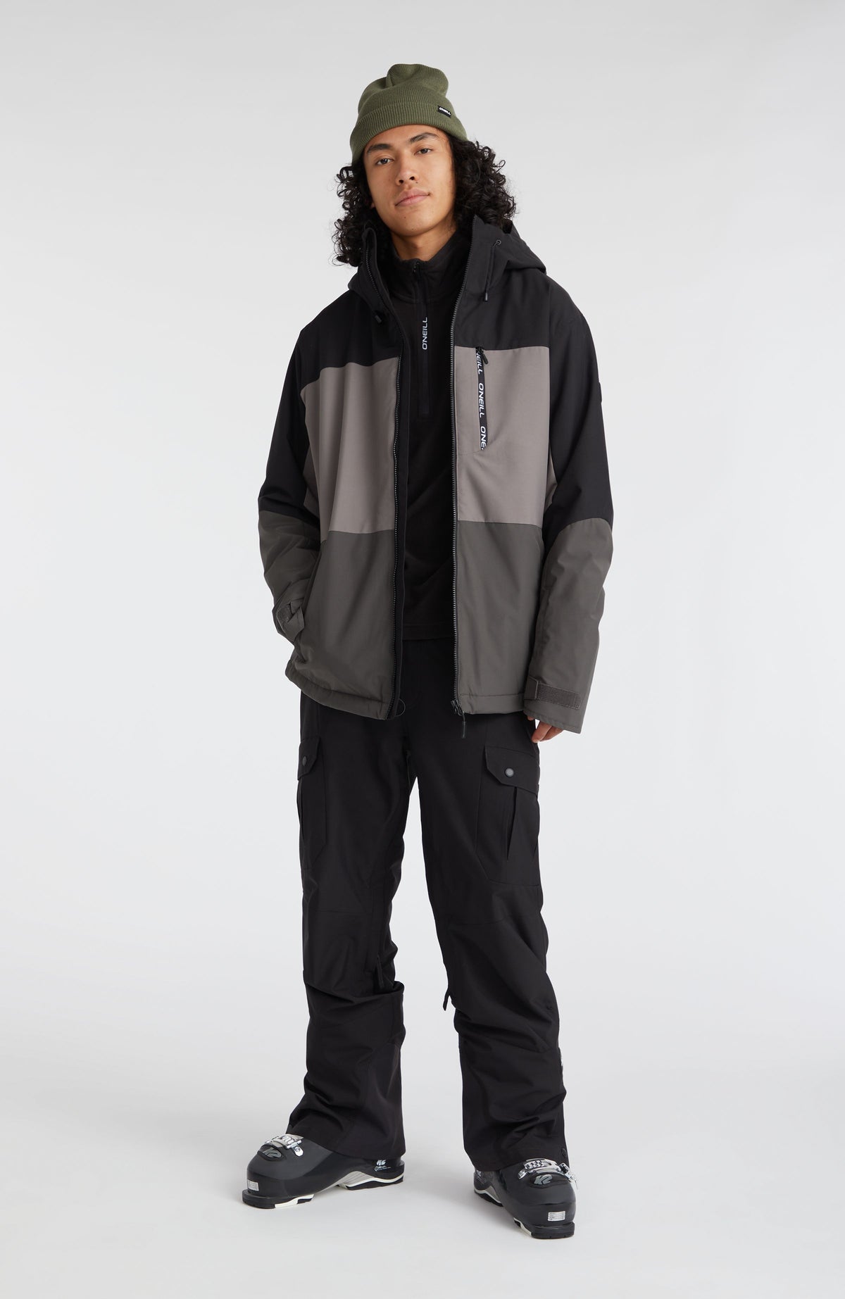 Carbonite Skijacke Black Out Colour Block O Neill