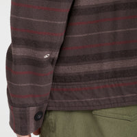 Jacke mit Fleecefutter | Grey Crossover Stripe
