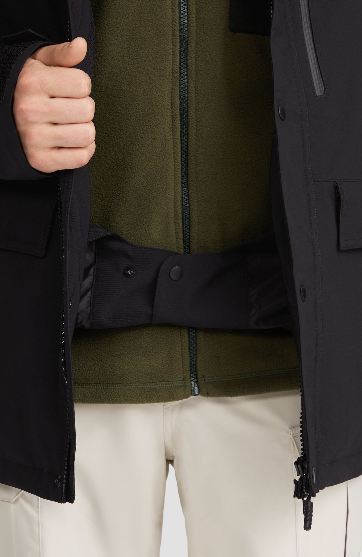 Utility Pro Hybrid-Skijacke | Black Out