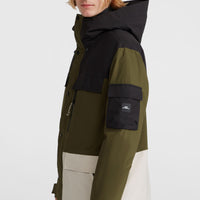 Utility Pro Hybrid-Skijacke | Forest Night Colour Block