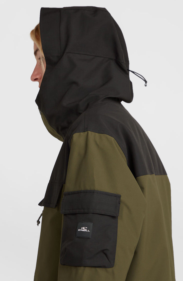Utility Pro Hybrid-Skijacke | Forest Night Colour Block
