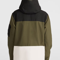 Utility Pro Hybrid-Skijacke | Forest Night Colour Block