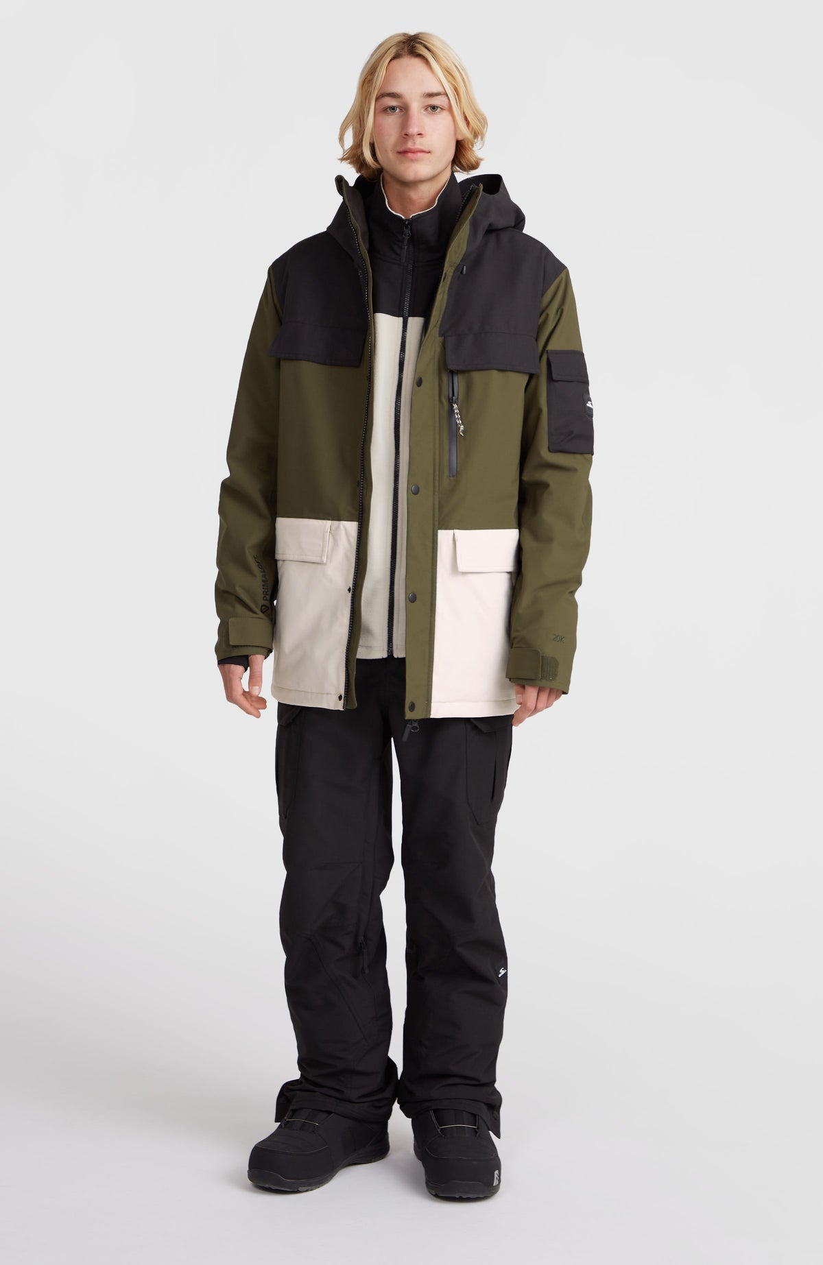 Utility Pro Hybrid-Skijacke | Forest Night Colour Block