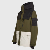 Utility Pro Hybrid-Skijacke | Forest Night Colour Block