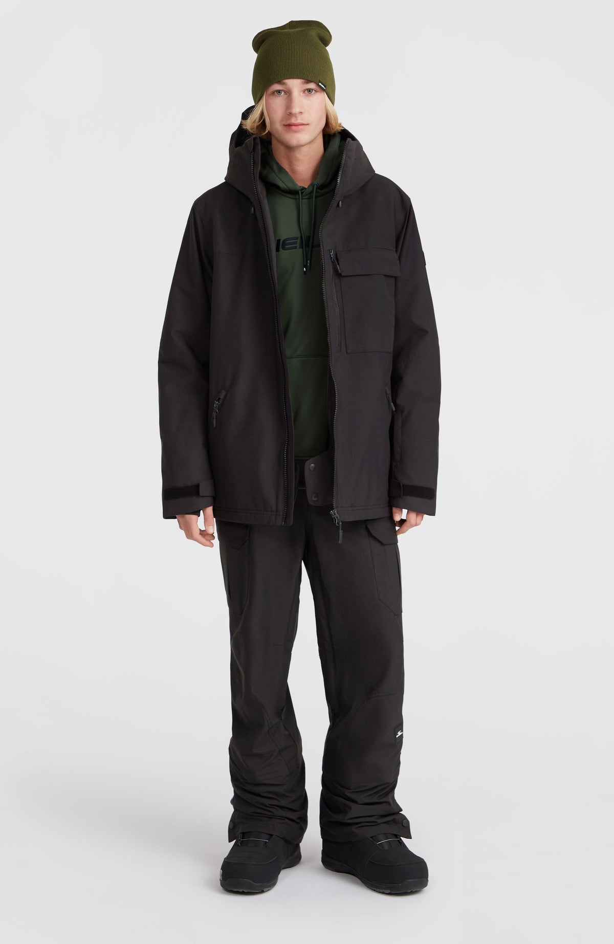 Utility Hybrid-Skijacke | Black Out