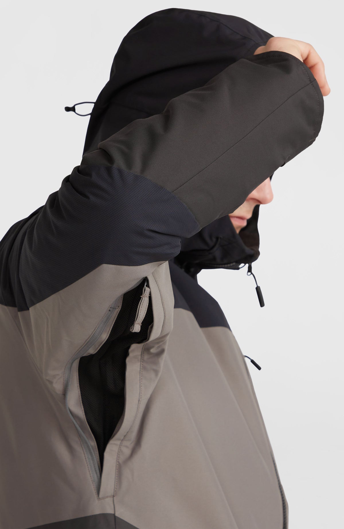 Carbonite Skijacke | Black Out Colour Block