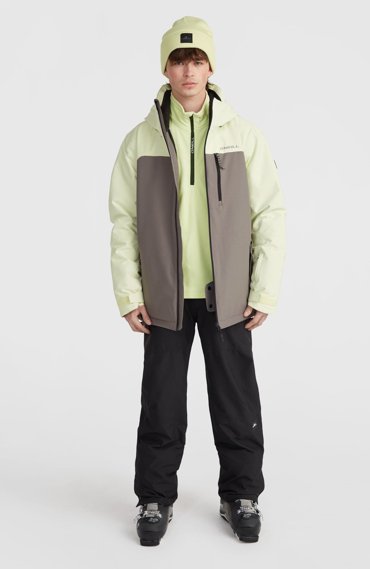 Hammer Plus Skijacke | Flint Stone Colour Block